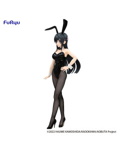 Figurine de Mai Sakurajima Bunny Girl Senpai Taito de face, dans son costume de lapin 2