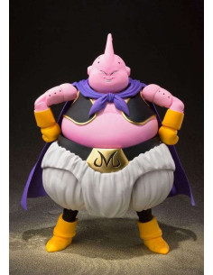Figurine articulée S.H.Figuarts Majin Buu Good (Fat Buu) de face, montrant sa taille imposante.