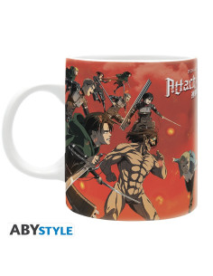 Mug l'Attaque des Titans Scene Bataille