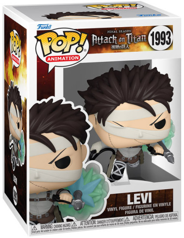 Figurine Funko POP ! Attack On Titan - Levi Final Season 1993