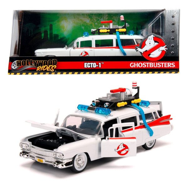 Véhicule Ghostbuster Ecto-1 1/24 Diecast
