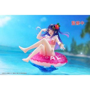 La figurine Aqua Float Girls montre Ai Hoshino dans une pose estivale pleine de charme. 2