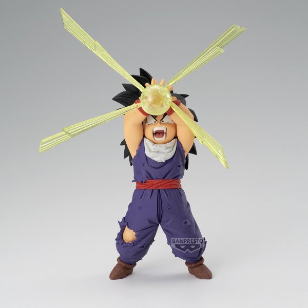 Figurine DBZ Gohan en pleine attaque Masenko – vue frontale