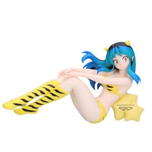 Figurine Urusei Yatsura Lum Relax Time Vol.4 Banpresto en pose assise – vue avant