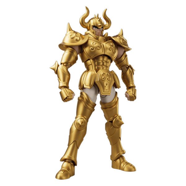 Figurine Saint Seiya Taurus Aldebaran Blokees Champion Class armure d’Or – vue avant
