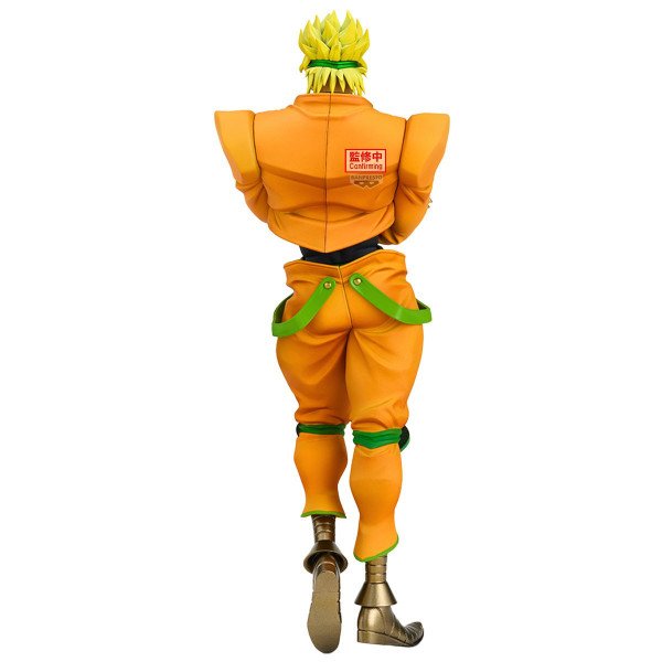 Vue arrière de la figurine DIO JoJo’s Bizarre Adventure Banpresto avec détails de la tenue