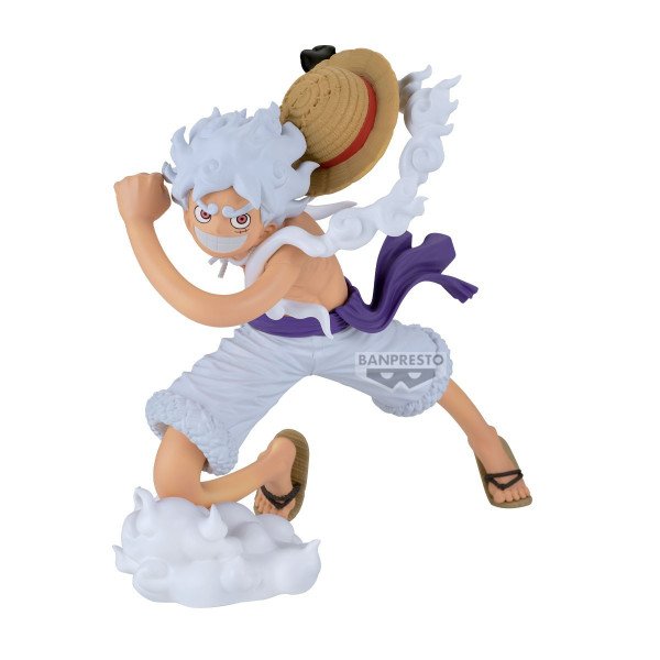 Figurine One Piece Monkey D. Luffy Gear 5 II Grandista vue de face