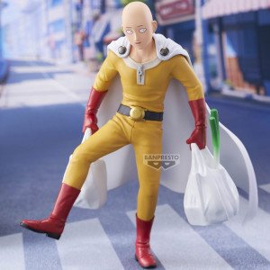 Figurine Saitama Life Figure One-Punch Man Banpresto vue de face