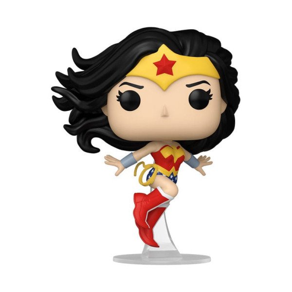 Figurine Funko POP! Heroes Wonder Woman New Classics #600 en vol avec lasso – vue de face