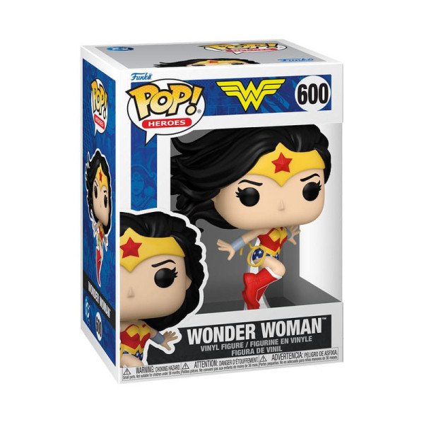 Boîte-fenêtre de la figurine Funko POP! Wonder Woman New Classics numéro 600