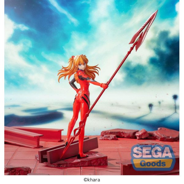 Figurine Asuka Shikinami Langley Luminasta situation décor extérieur