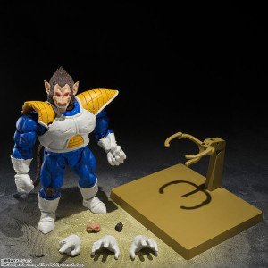 Figurine articulée Great Ape Vegeta en pose de hurlement de puissance, collection Dragon Ball Z. 2