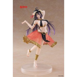 Figurine de collection Albedo Dancer Ver. issue de l’anime Overlord par Taito Coreful, statuette PVC 18 cm vue de face.
