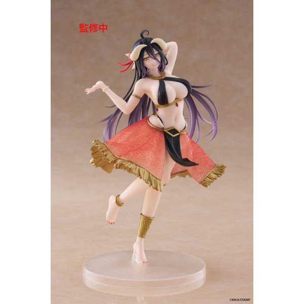 Figurine de collection Albedo Dancer Ver. issue de l’anime Overlord par Taito Coreful, statuette PVC 18 cm vue de face.