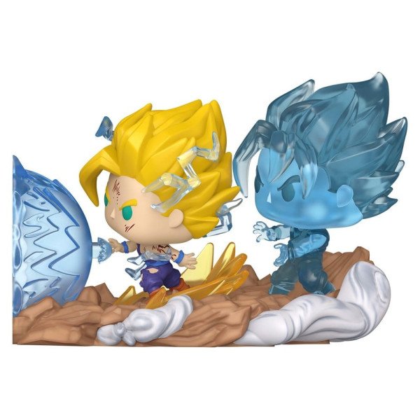 Figurine Funko POP Moments Dragon Ball Z Father Son Kamehameha avec Gohan et Goku en attaque combinée