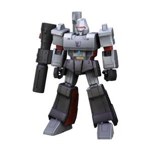 Figurine Megatron Transformers Blokees Action Edition 02 finition premium avec éclairage intégré.