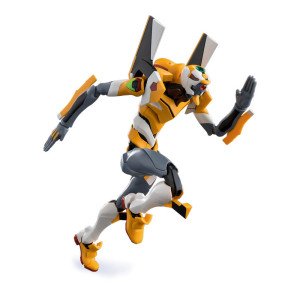 Figurine de Eva Unit 00 Evangelion par Blokees en pose de course dynamique issue de la gamme Ultra Action Legacy Edition.
