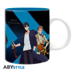 Mug de collection Solo Leveling Guildes ABYstyle 320 ml présentant l’illustration complète des personnages de la licence. 2