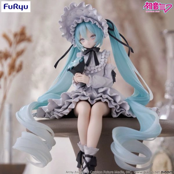 Vue complete figurine Hatsune Miku Noodle Stopper Vintage Doll Style par FuRyu.