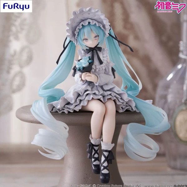 Vue complete figurine Hatsune Miku Noodle Stopper Vintage Doll Style par FuRyu.