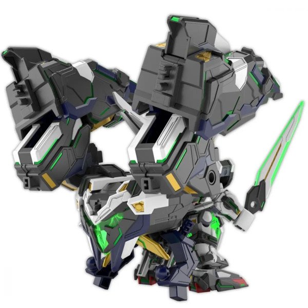 Vue arrière du Gunpla GF Gundam Astraea Type-B de la collection SDW Heroes par Bandai