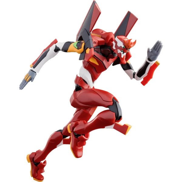 Figurine Evangelion EVA Unit 02 Blokees Legacy Edition – pose de course vue de profil.