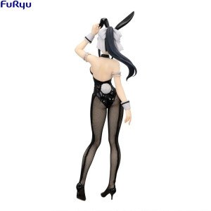 Statuette PVC BiCute Bunnies Narberal (Overlord) par FuRyu, vue de face en tenue bunny noire. 2