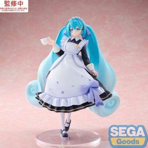 Statuette PVC Luminasta Hatsune Miku Classical Maid (Character Vocal Series 01) par Sega, vue de face.