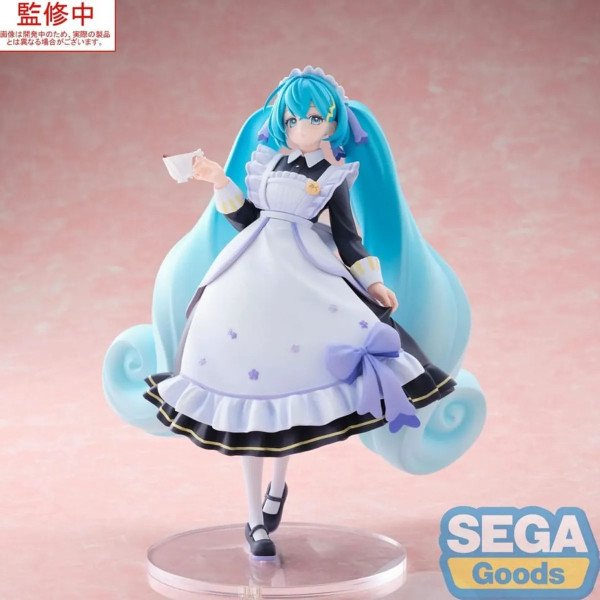 Statuette PVC Luminasta Hatsune Miku Classical Maid (Character Vocal Series 01) par Sega, vue de face.