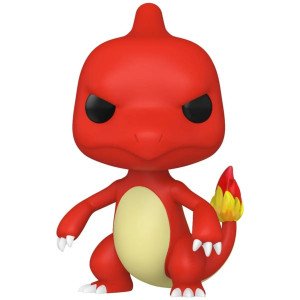 Figurine vinyle POP! Games Charmeleon (Pokémon) de Funko, vue de face avec flamme sur la queue.