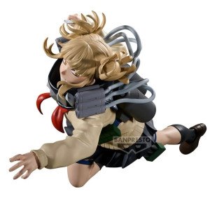 Figurine The Evil Villains Plus Himiko Toga (My Hero Academia) Banpresto, vue de face en attaque. 2