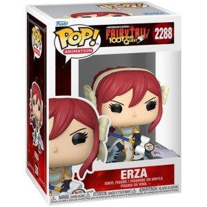 Figurine POP! Animation Erza (Fairy Tail 100 Years Quest) Funko, vue de face. 2