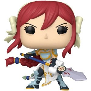 Figurine POP! Animation Erza (Fairy Tail 100 Years Quest) Funko, vue de face.