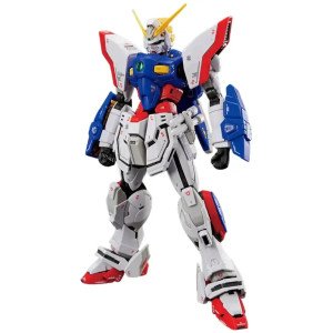 Gunpla RG 1/144 Shining Gundam Bandai, pose d'attaque avec main ouverte. 2