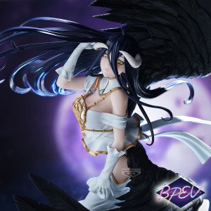Figurine Banpresto Evolve Albedo Empress of Darkness Ver. (Overlord), mise en situation. 2