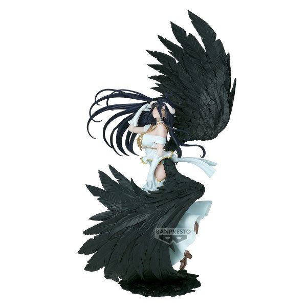 Figurine Banpresto Evolve Albedo Empress of Darkness Ver. (Overlord), vue de profil.