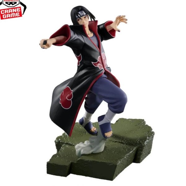 Figurine Combination Battle Itachi Uchiha (Naruto Shippuden) Banpresto, vue de face.