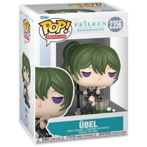 Figurine POP! Animation Übel de Frieren, assise avec bâton et regard calme, par Funko. 2