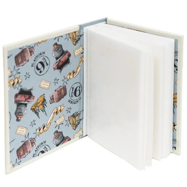 Album photo Harry Potter 100 pochettes 10x15 cm ouvert avec pages de rangement et motif inspiré de l univers Harry Potter