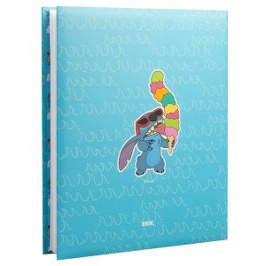 Album photo Disney Stitch 304 pochettes 13x20 cm avec couverture Aloha bleue et illustration complète de Stitch 2