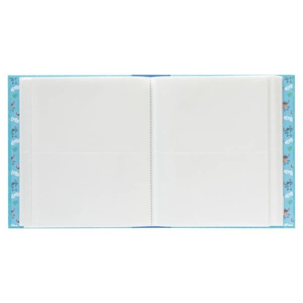 Album photo Disney Stitch 304 pochettes 13x20 cm ouvert avec pages transparentes pour photos grand format