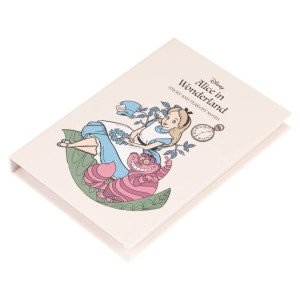 Bloc de notes adhésives Disney Alice au Pays des Merveilles avec Alice et le Chat du Cheshire sur la couverture