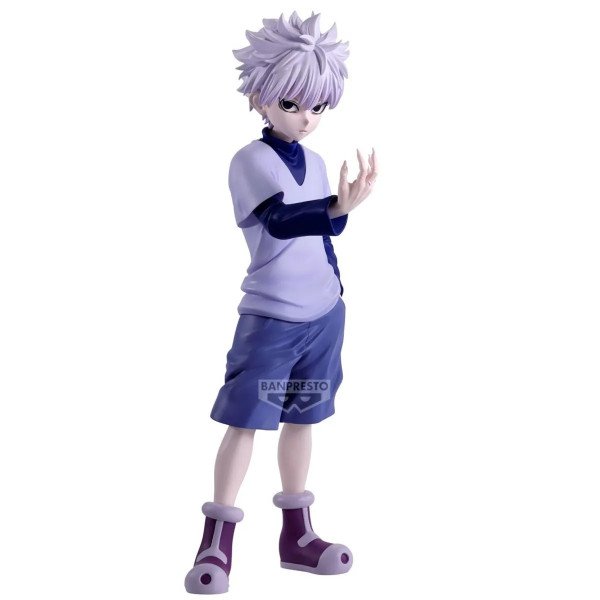 Figurine Killua Zoldyck Grandista de Hunter x Hunter par Banpresto vue de face