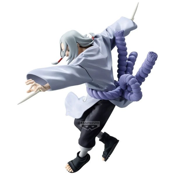 Figurine Kimimaro Vibration Stars de Naruto Shippuden vue arrière gauche avec corde violette