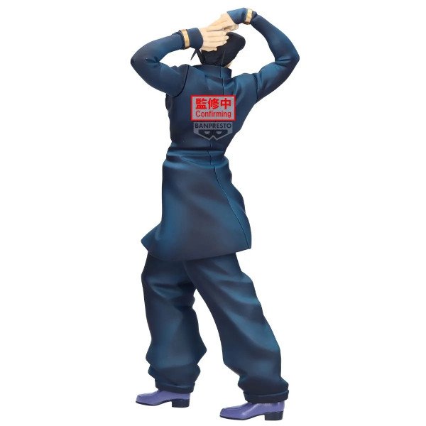 Vue arriere figurine Josuke Higashikata Mometria Banpresto Jojo Bizarre Adventure Diamond is Unbreakable