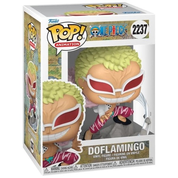 Boite figurine Funko Pop Doflamingo One Piece POP Animation avec packaging officiel