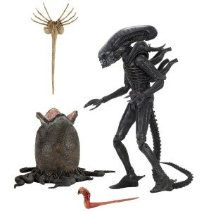 Figurine Alien Big Chap 40th Anniversary Ultimate avec accessoires facehugger chestburster et oeuf