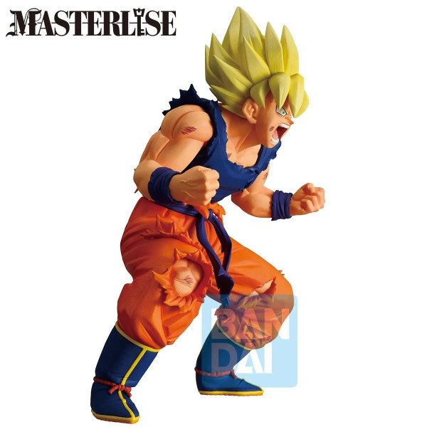 Figurine Super Saiyan Son Goku Ichibansho Battle of the Super Saiyan Collection de Dragon Ball Z vue de profil droit