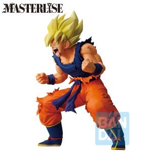 Figurine Super Saiyan Son Goku Ichibansho Battle of the Super Saiyan Collection de Dragon Ball Z vue de profil gauche