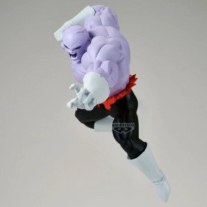 Figurine Jiren Banpresto Match Makers vue de face sur fond blanc, jambe pliée et main ouverte 2